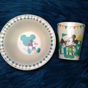 Vintage Disney Mickey & Friends Cup/Saucer set;Retro, Y2K, Kidcore, Collectibles